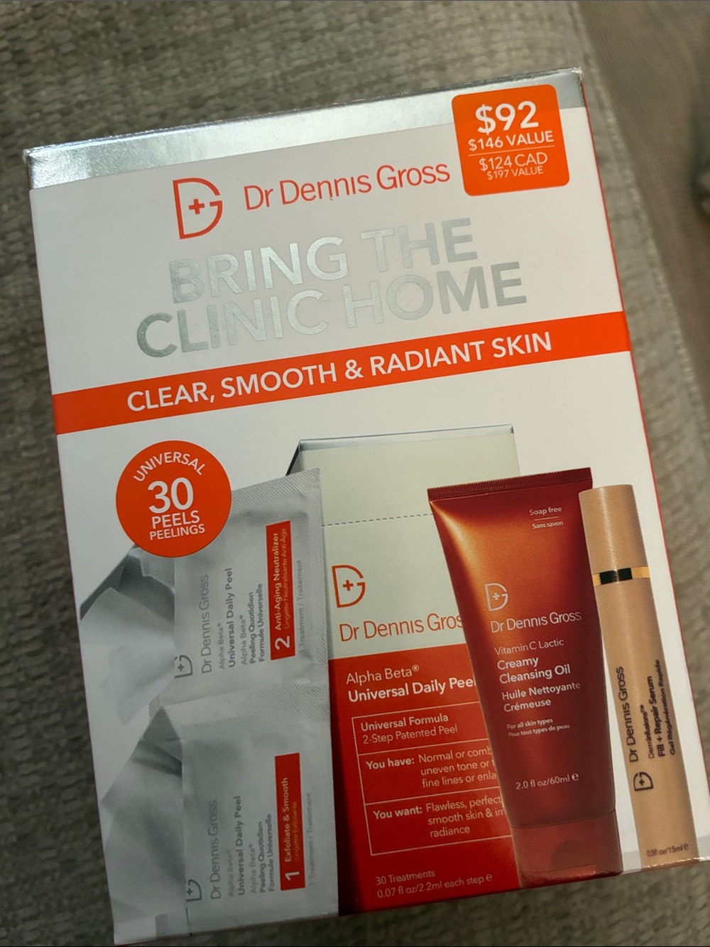 Dr. Dennis Gross Clear, Smooth & Radiant Skin Peel Set